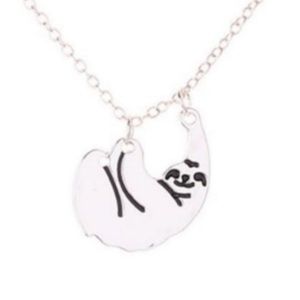 🎈Silver Sloth Adjustable Chain Necklace 🎈